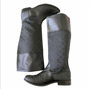 Coach Chrissi Leather Boots